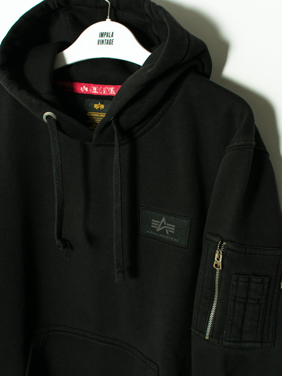 Alpha Industries Black Hoodie