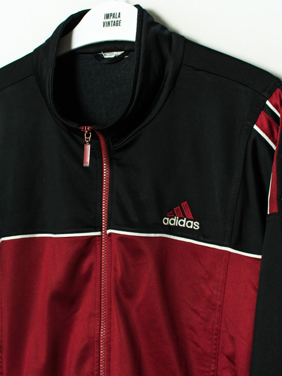 Adidas Black & Red Track Jacket