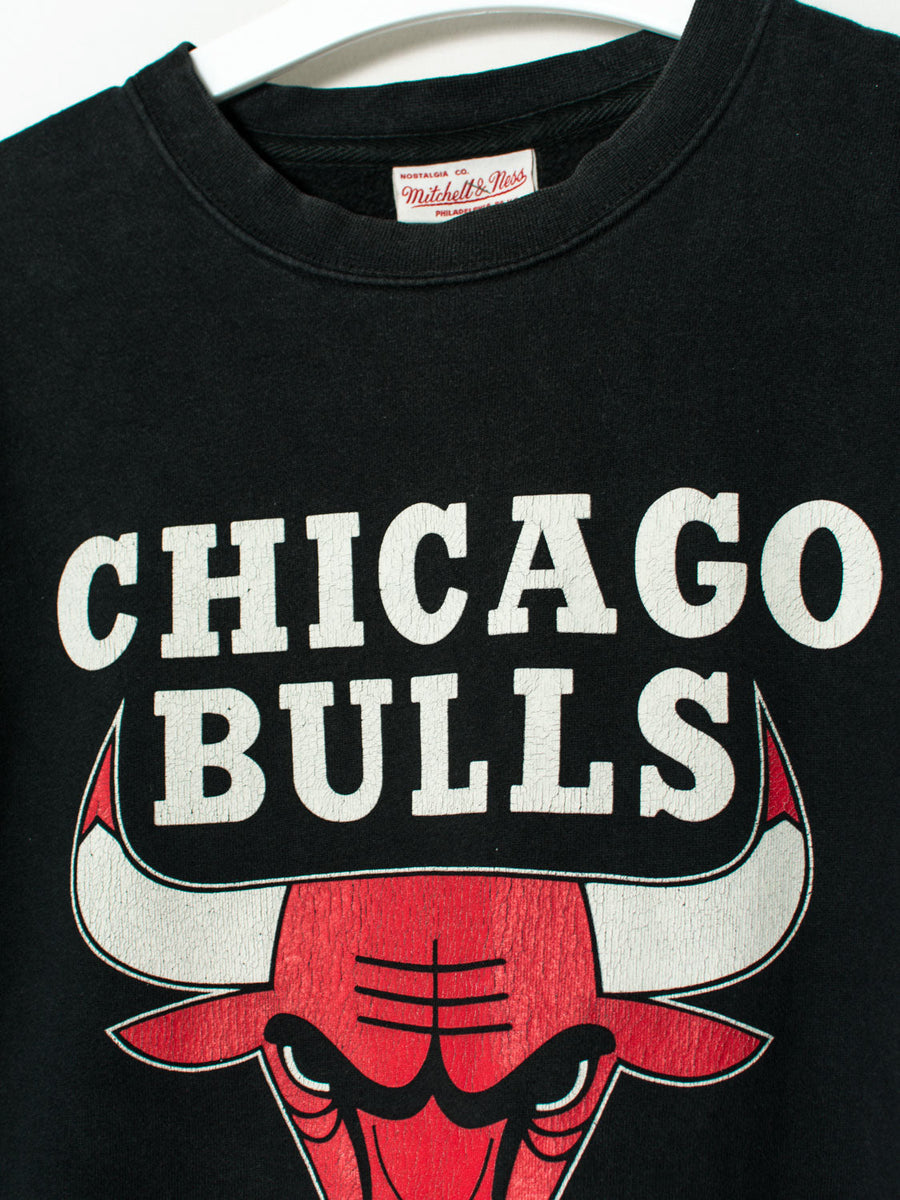 Chicago Bulls Mitchell & Ness Official NBA Black Sweatshirt