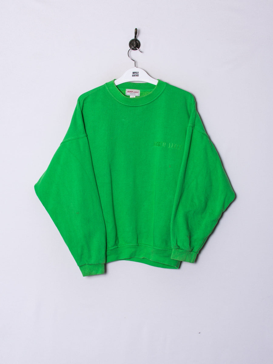 Berto Lucci Green Sweatshirt