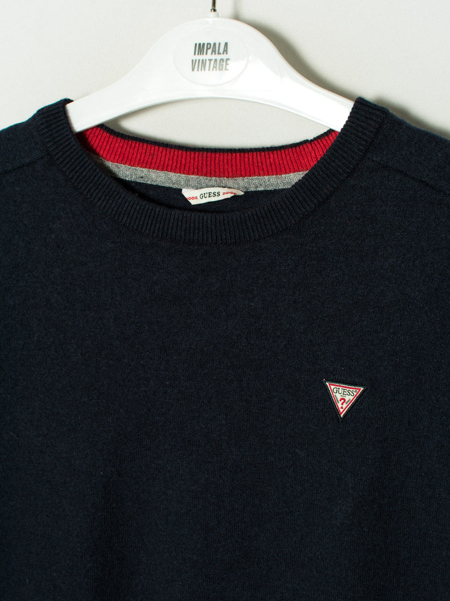 Guess Navy Blue Sweater