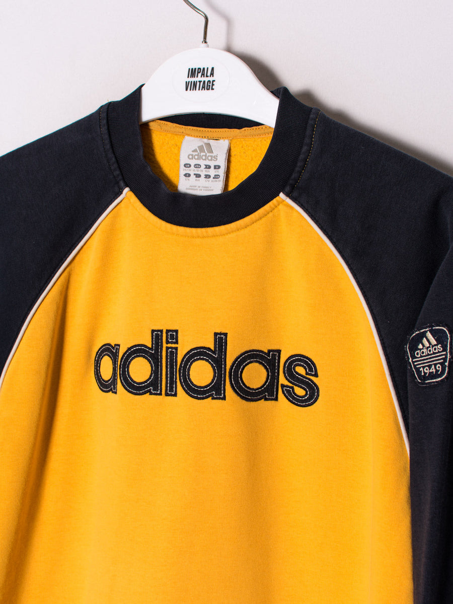 Adidas Yellow & Blue Sweatshirt