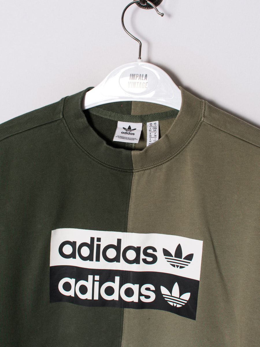 Adidas Originals Green Sweatshirt