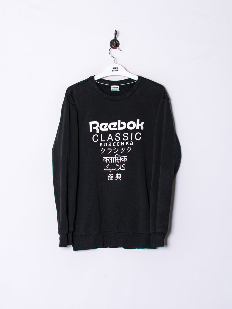 Reebok Black Long Sweatshirt