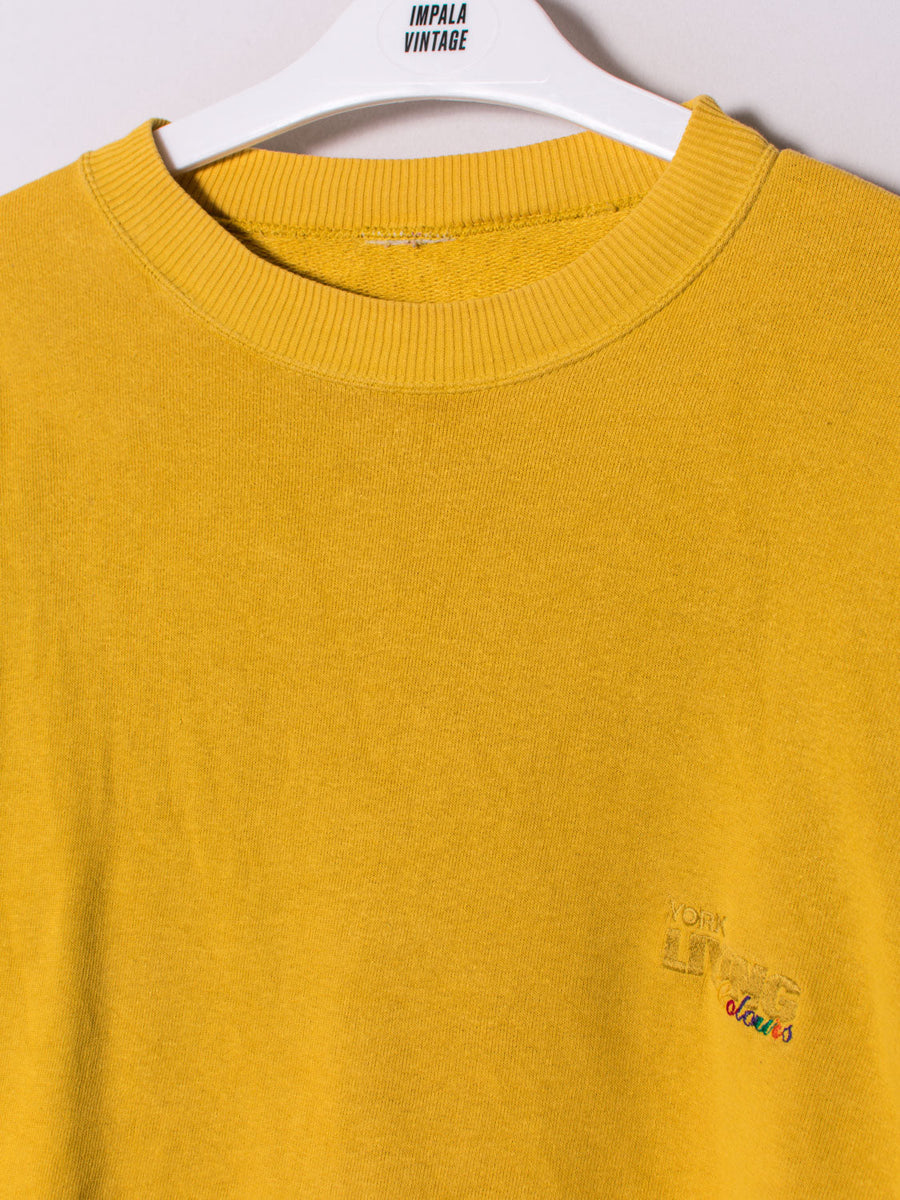 York Living Colours Yellow Sweatshirt