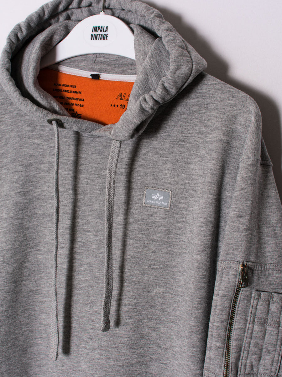 Alpha Industries Grey Hoodie