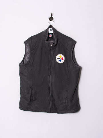 Pittsburgh Steelers Official NFL Vest Zipper Fleece