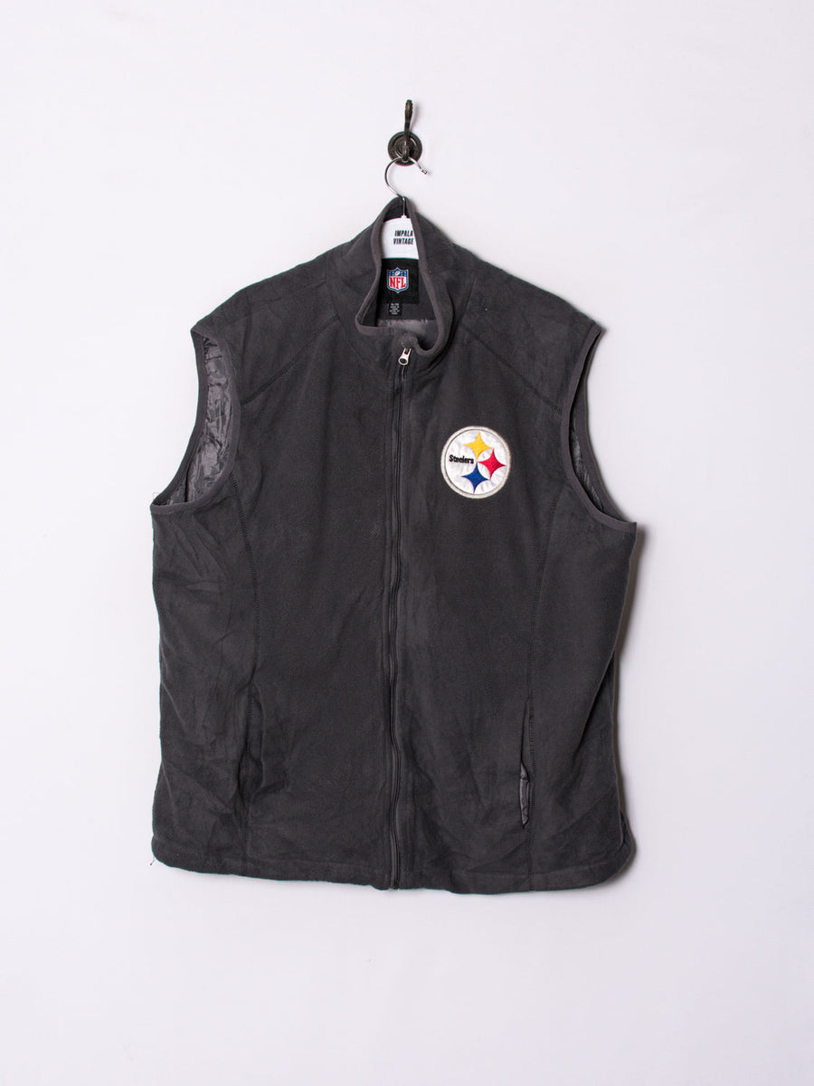 Pittsburgh Steelers Official NFL Vest Zipper Fleece