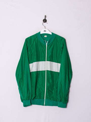 Green & White Shell Heavy Jacket