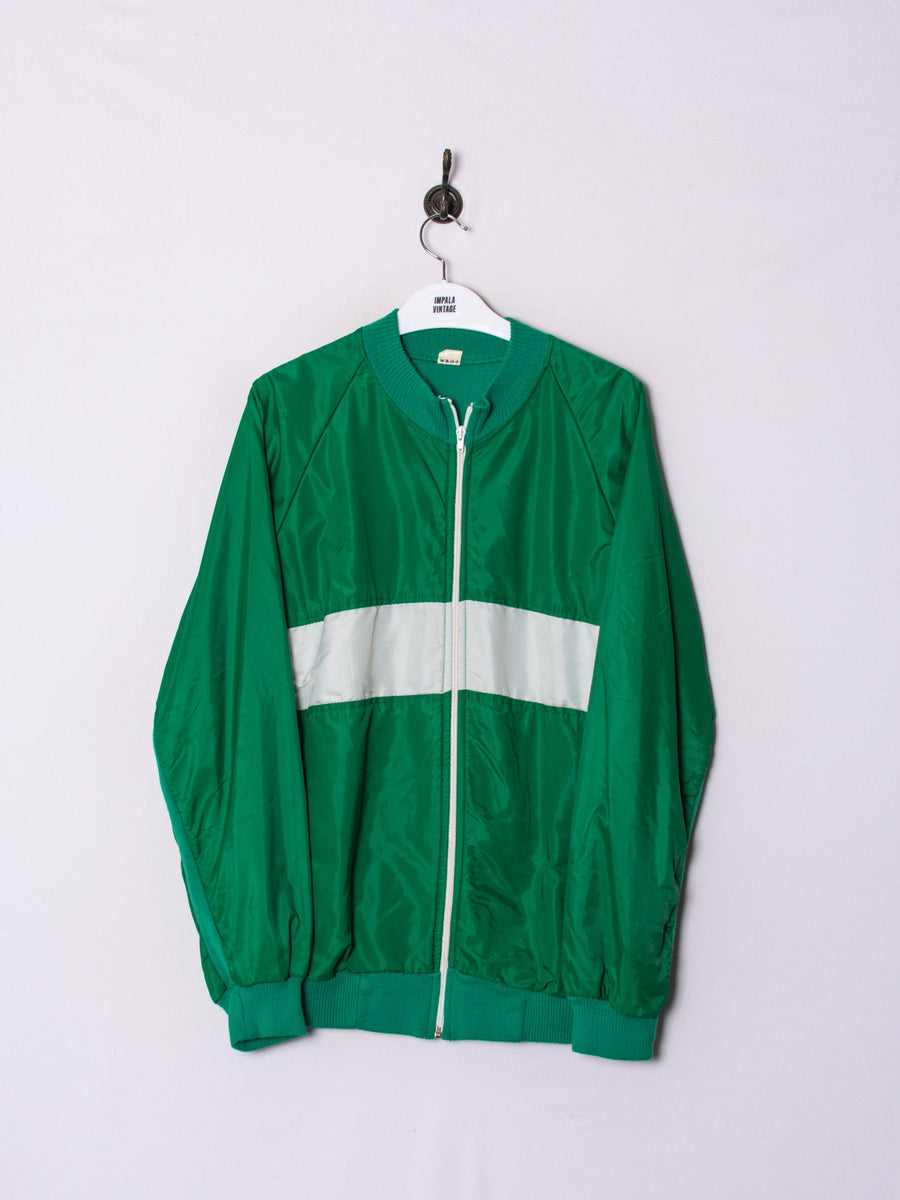 Green & White Shell Heavy Jacket