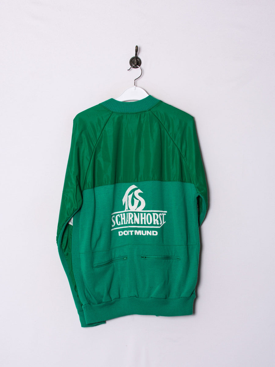 Green & White Shell Heavy Jacket