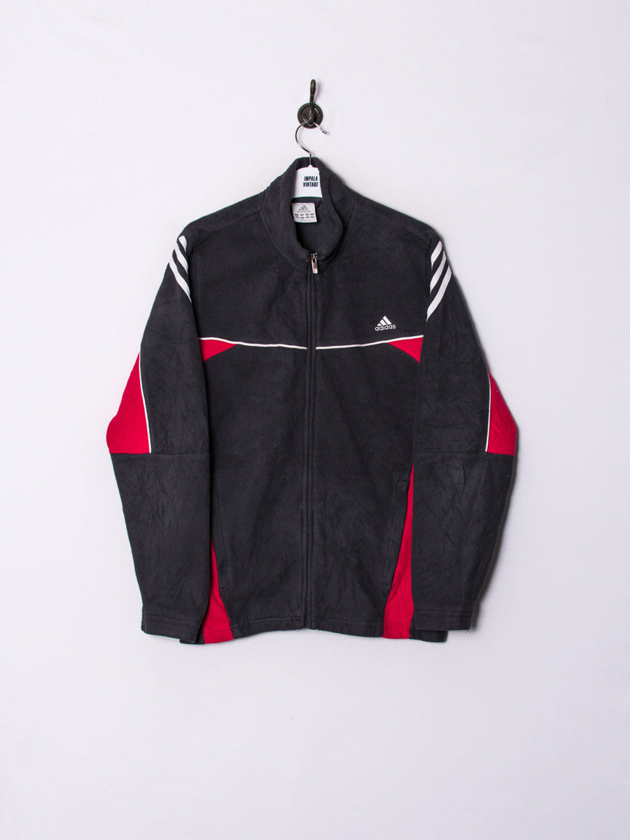 Adidas Grey & Red Fleece