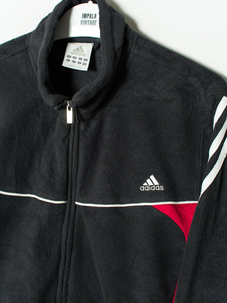 Adidas Grey & Red Fleece