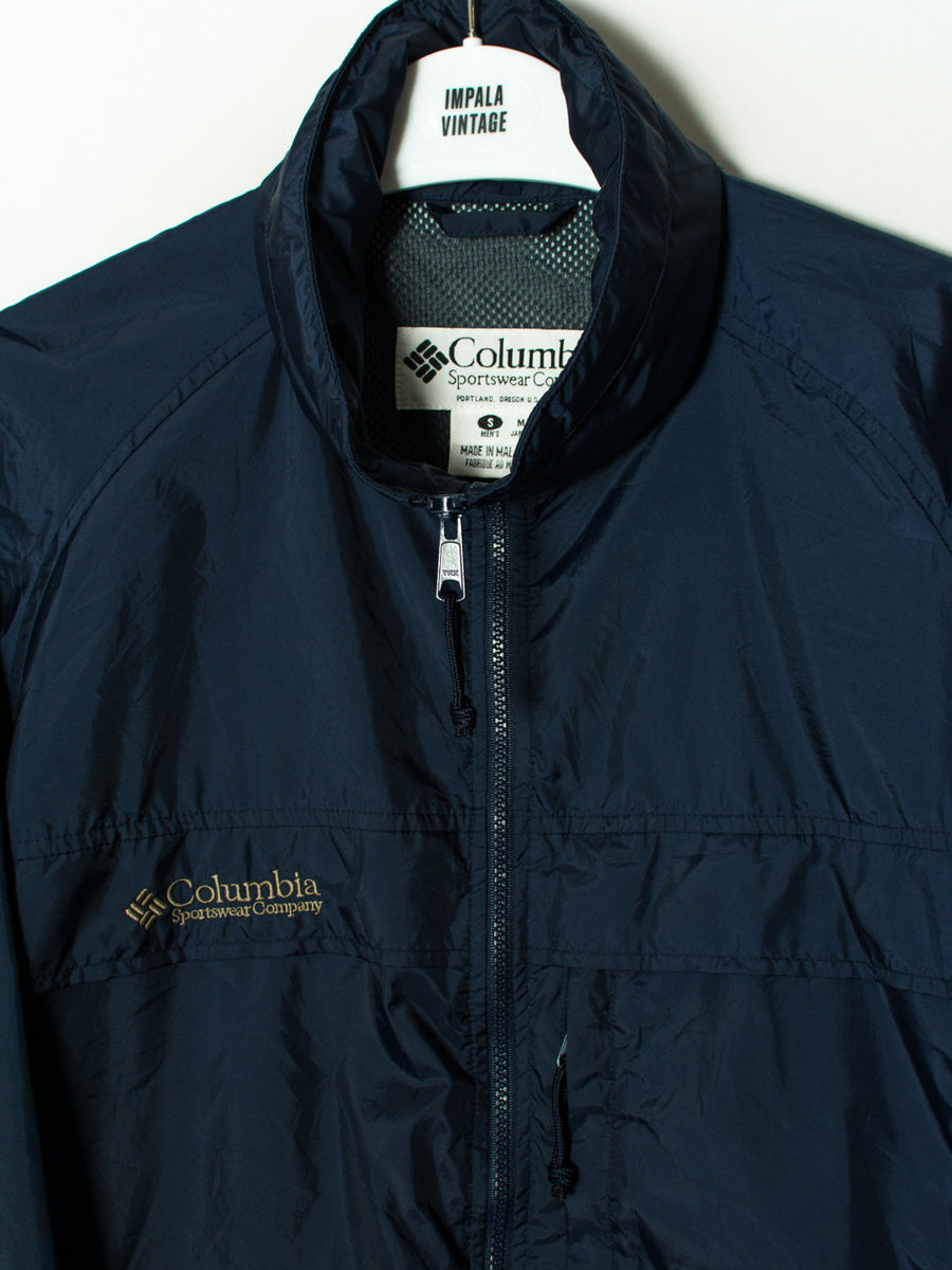 Columbia Navy Blue Raincoat