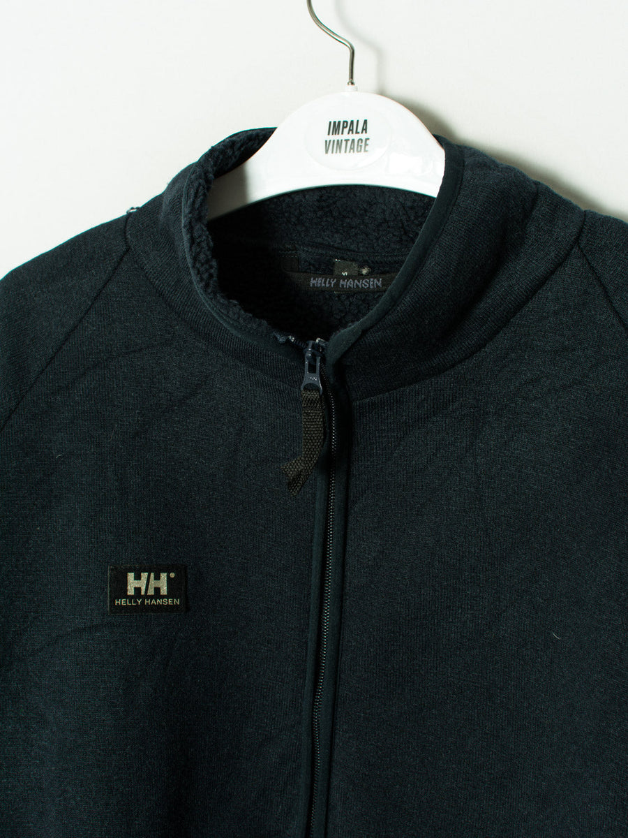 Helly Hansen Navy Blue Heavy Zipper Sweatshirt