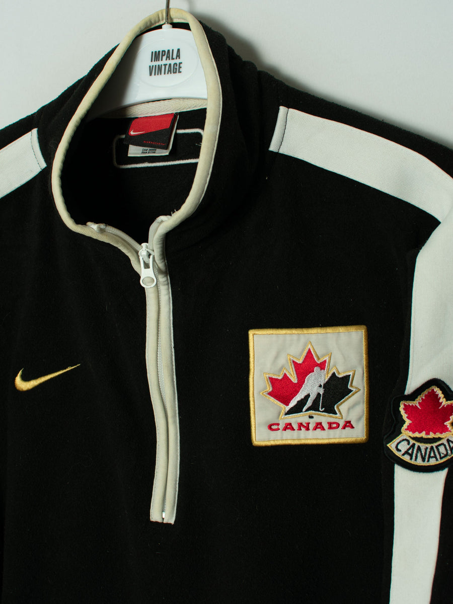 Canada Nike Official IIHF Hockey 1/3 Zipper Fleece