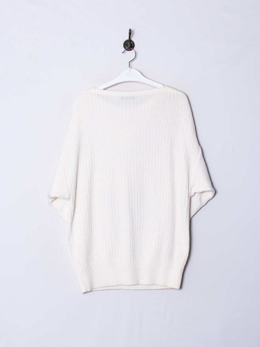 Carlo Colucci White Light Sweater