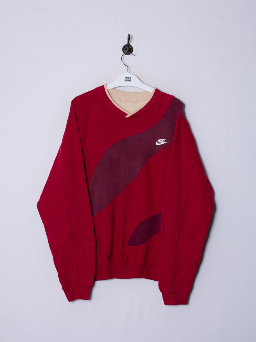 Nike Red Rework Sweatshirt