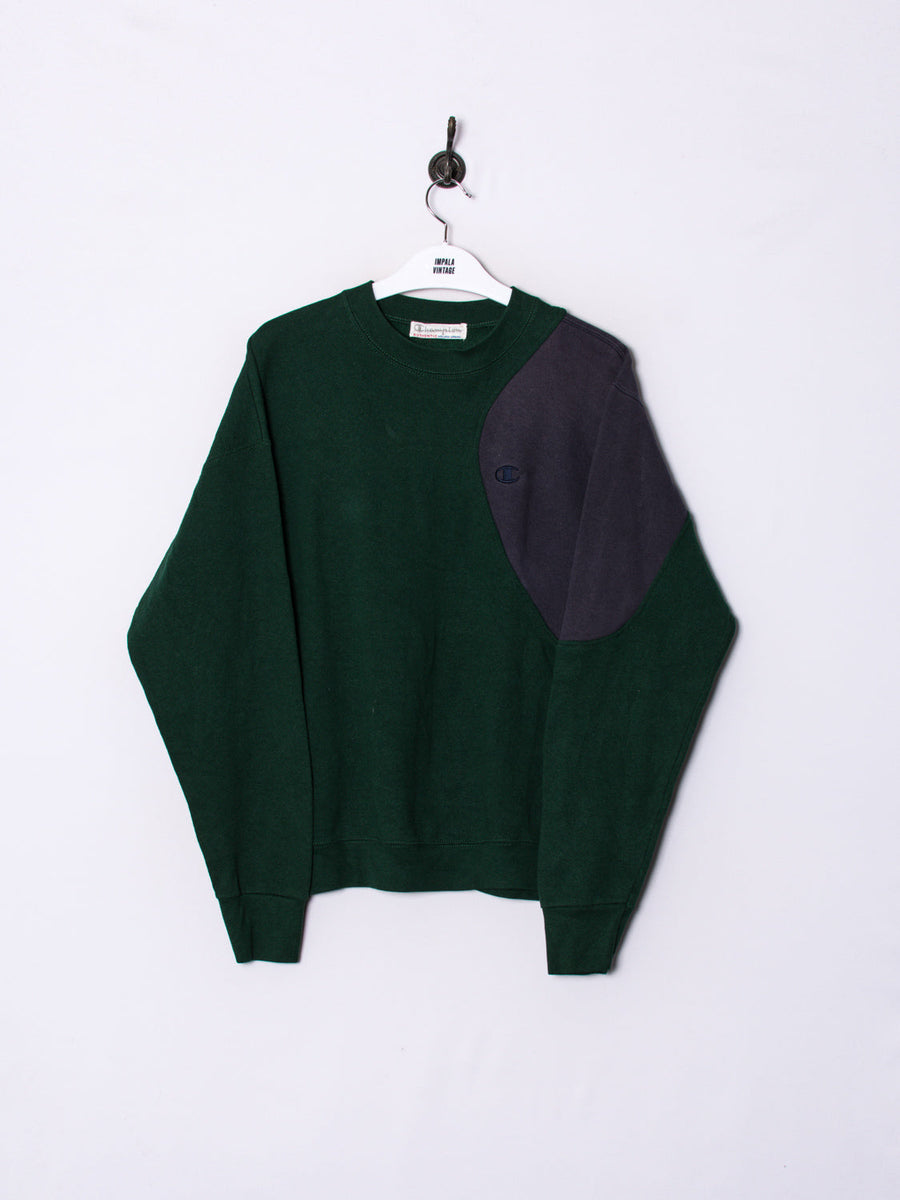 Champion Green & Black Rework Sweatshirt