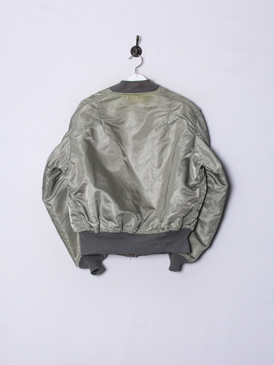 Alpha Industries Grey Bomber Jacket