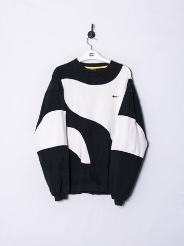 Nike White & Black Rework Sweatshirt