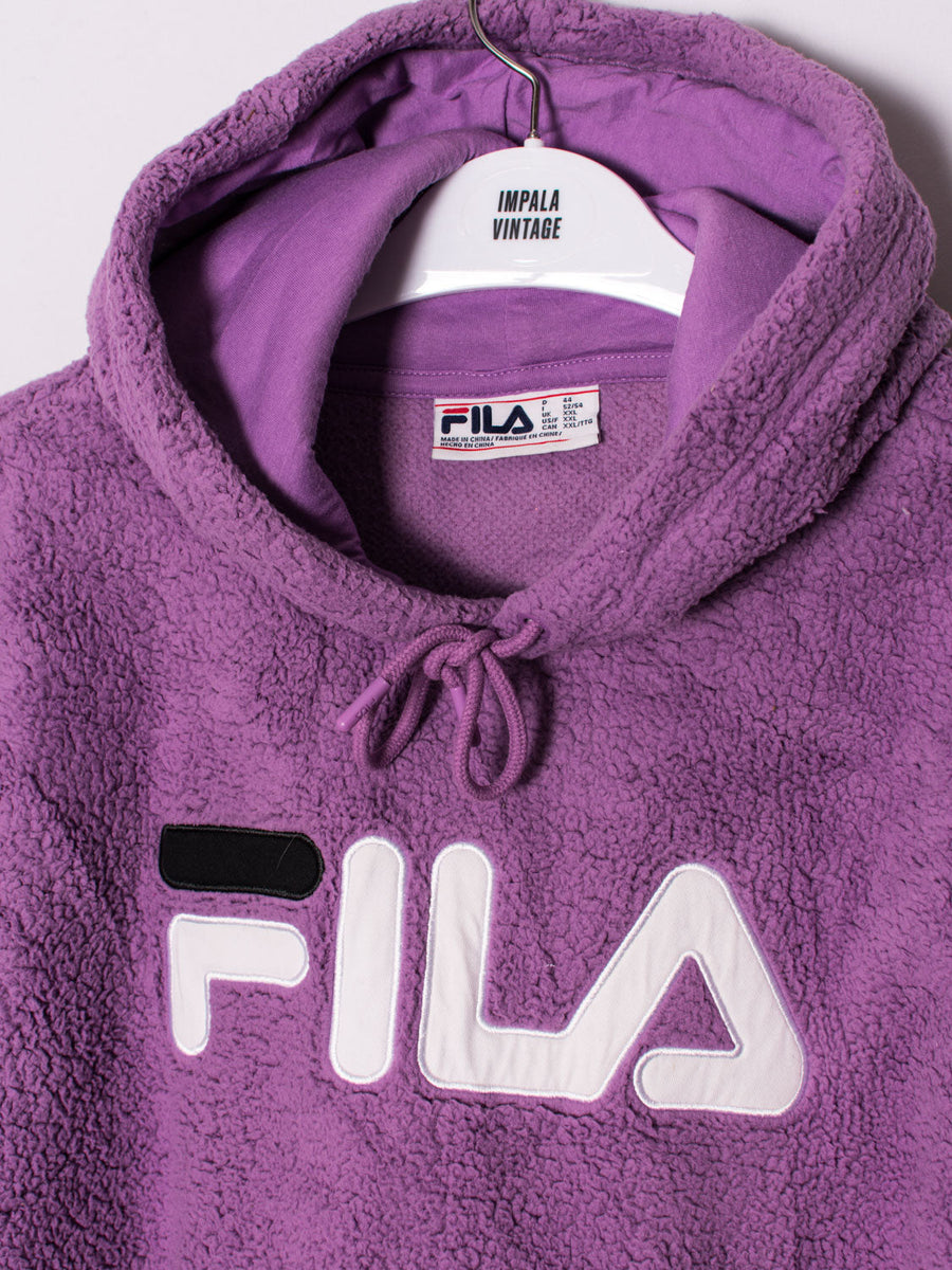 Fila Purple Fleeced Hoodie