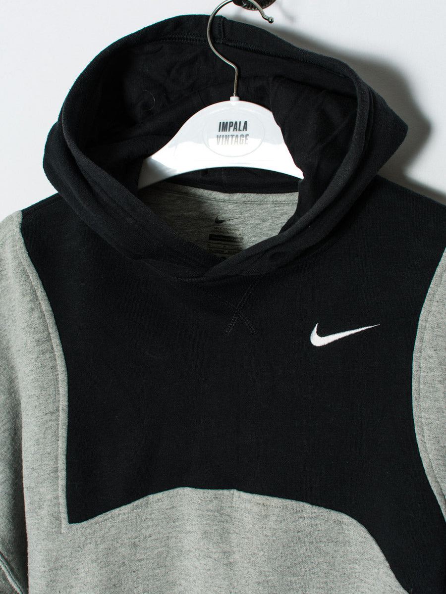 Nike Grey & Black Rework Hoodie