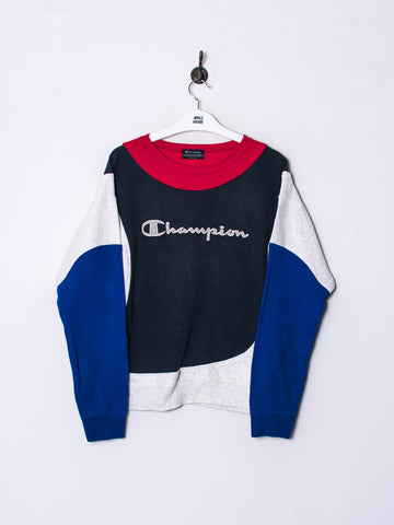 Champion Blue Sleeves Rework Sweatshirt