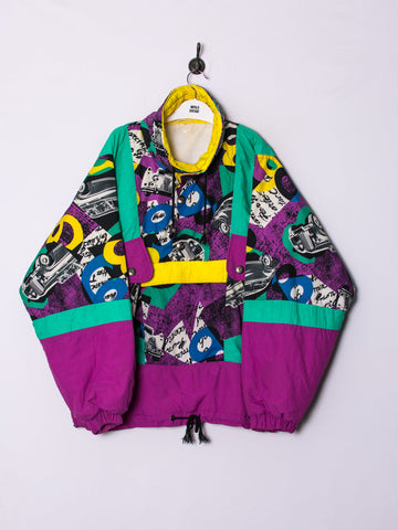 Car Retro Color Heavy Jacket