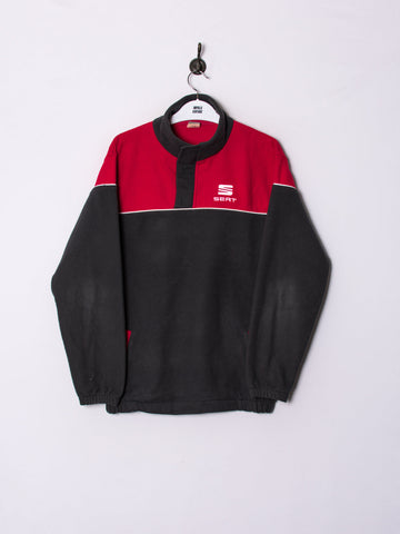 Seat Grey & Red Fleece