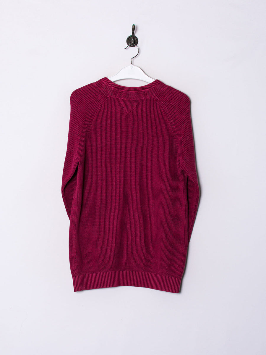 Tommy Hilfiger Red Retro Sweater