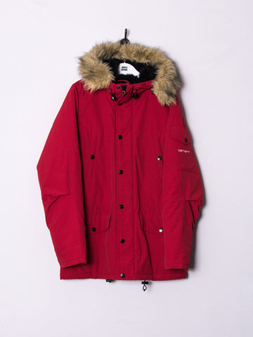 Carhartt Red Long Heavy Jacket