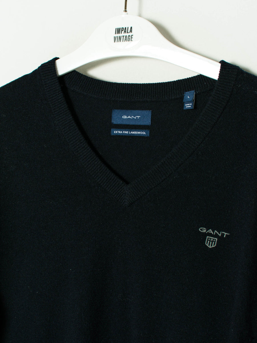 Gant V-Neck Lambswool Sweater