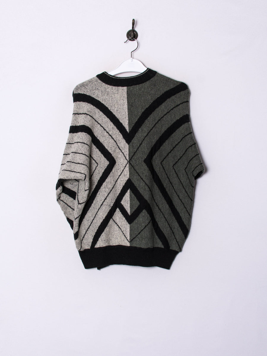 Carlo Colucci Grey & Black Sweater