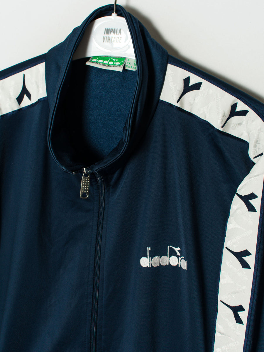 Diadora Navy Blue I Track Jacket