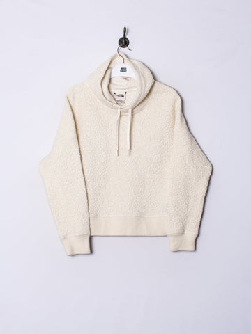 The North Face White Fleeced Hoodie