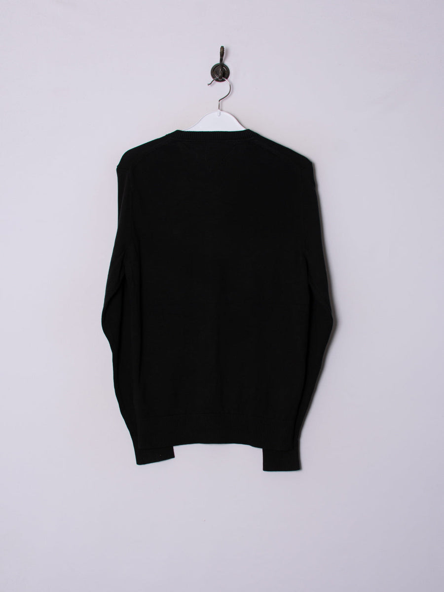 Tommy Hilfiger Black V-neck Sweater