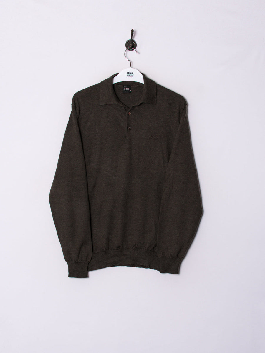 Hugo Boss Brown Poloneck Sweater