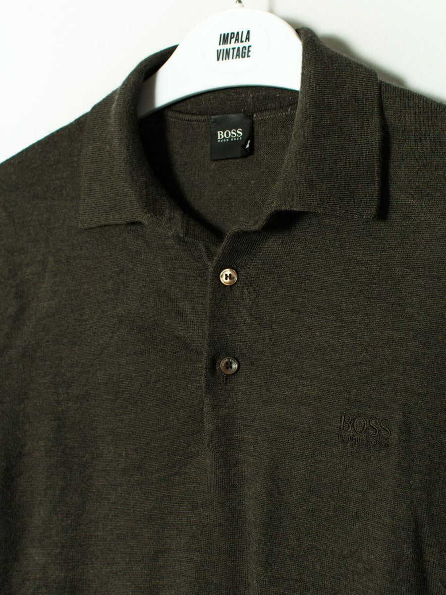 Hugo Boss Brown Poloneck Sweater