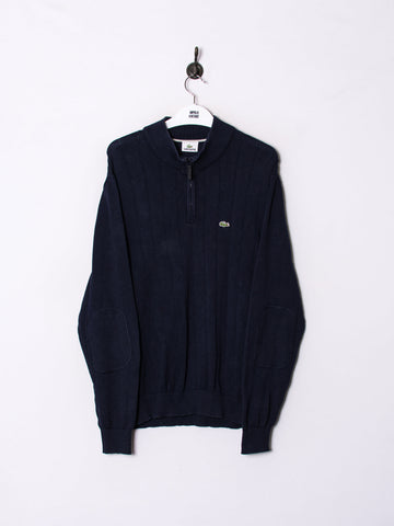 Lacoste 1/3 Zipper Navy Blue Sweater