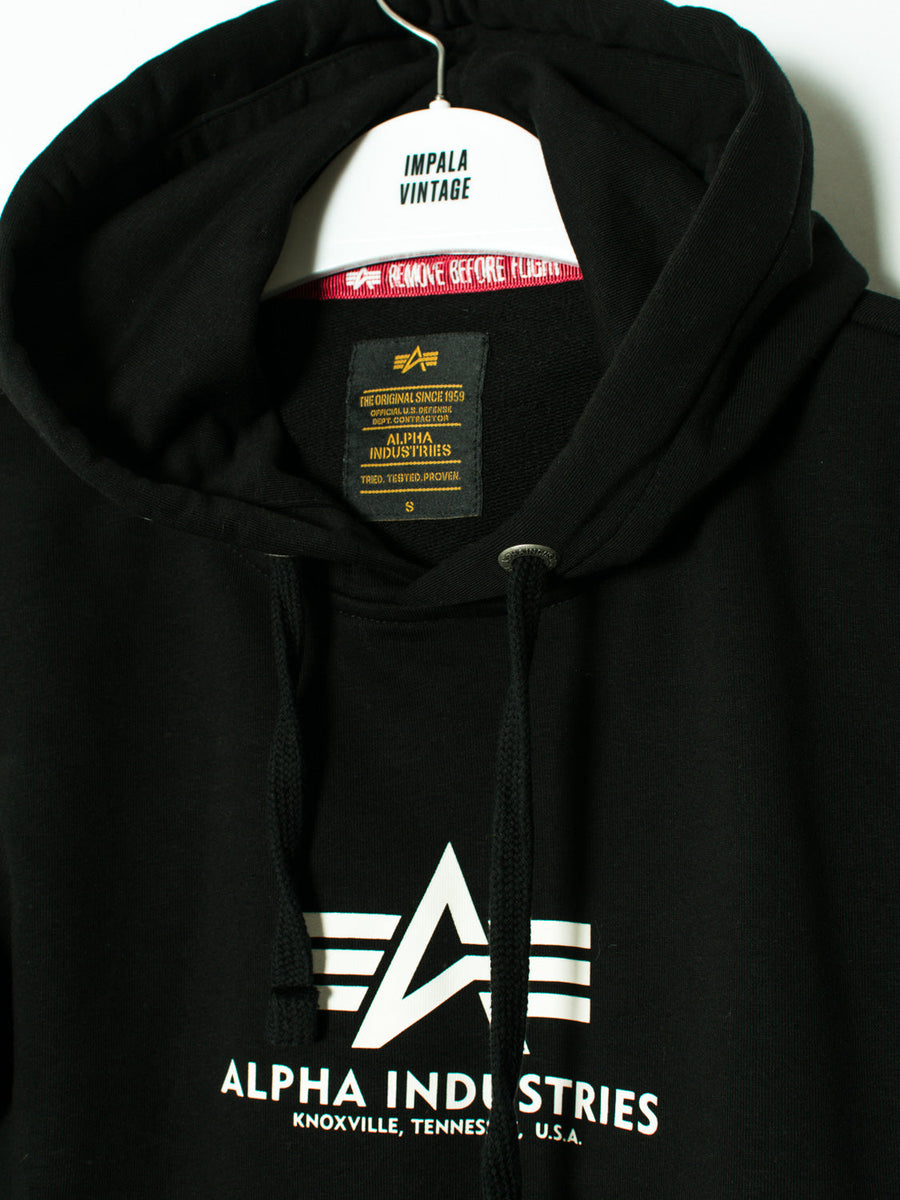 Alpha Industries Black Hoodie