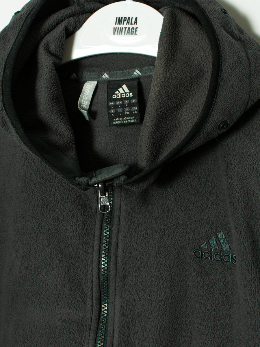 Adidas Grey Zipper Fleece