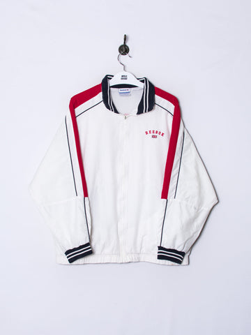 Reebok White & Red Track Jacket