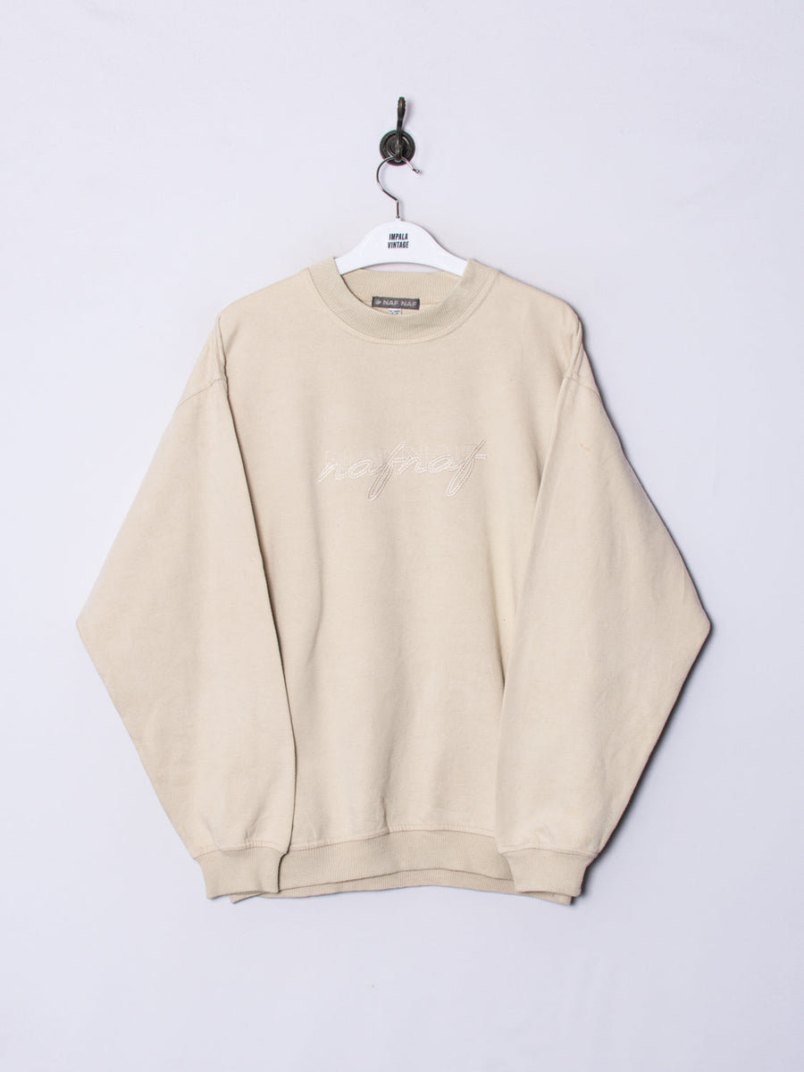 Naf Naf Cream Sweatshirt