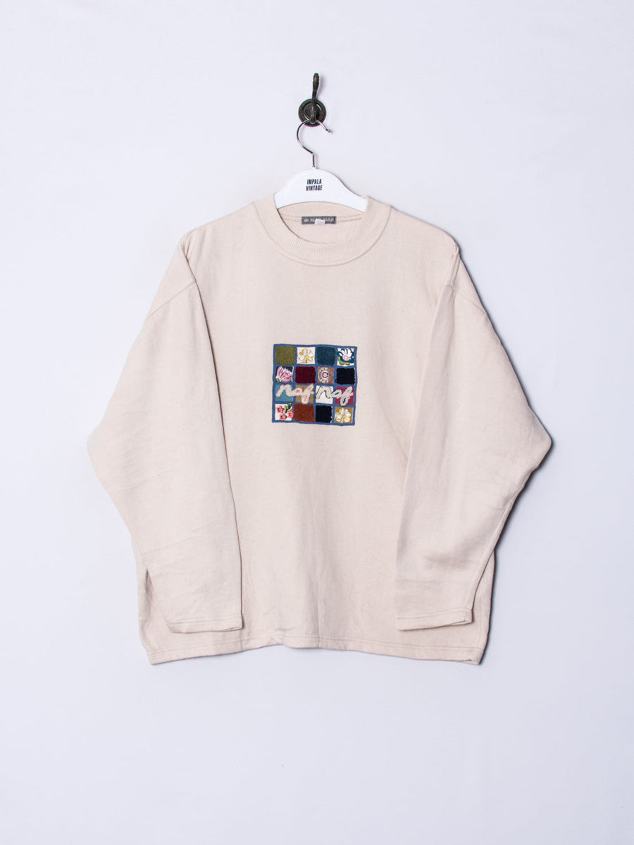 Naf Naf Cream Sweatshirt