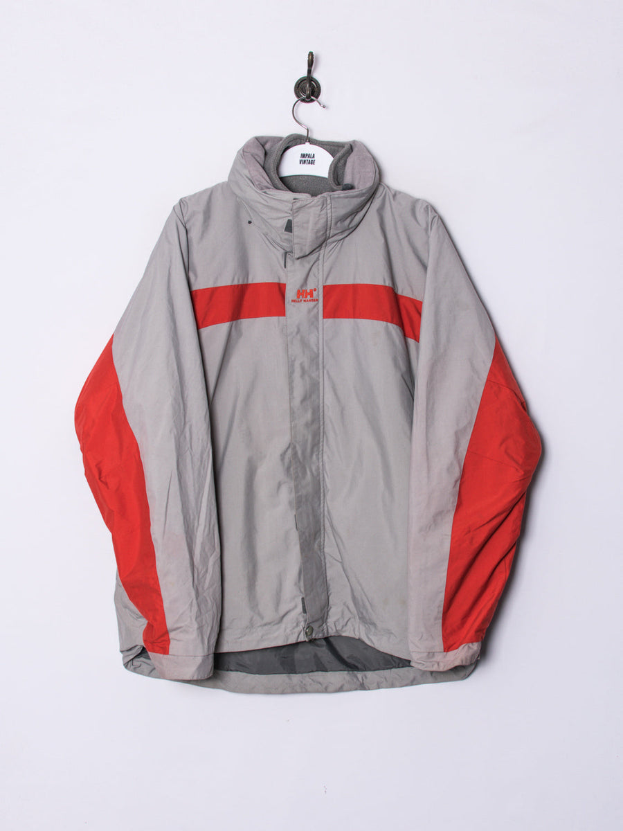 Helly Hansen Grey & Orange Fleeced + Jacket