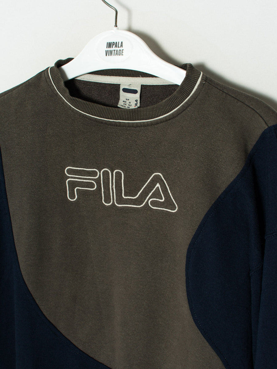 Fila Navy Blue & Grey Rework Sweatshirt