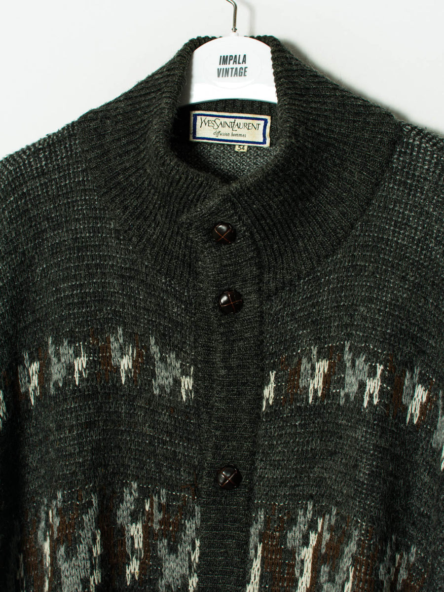 Yves Saint Laurent Buttoned Sweater