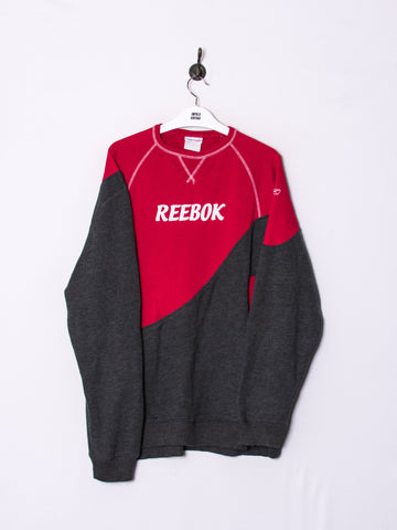 Reebok Grey & Red Rework Sweatshirt