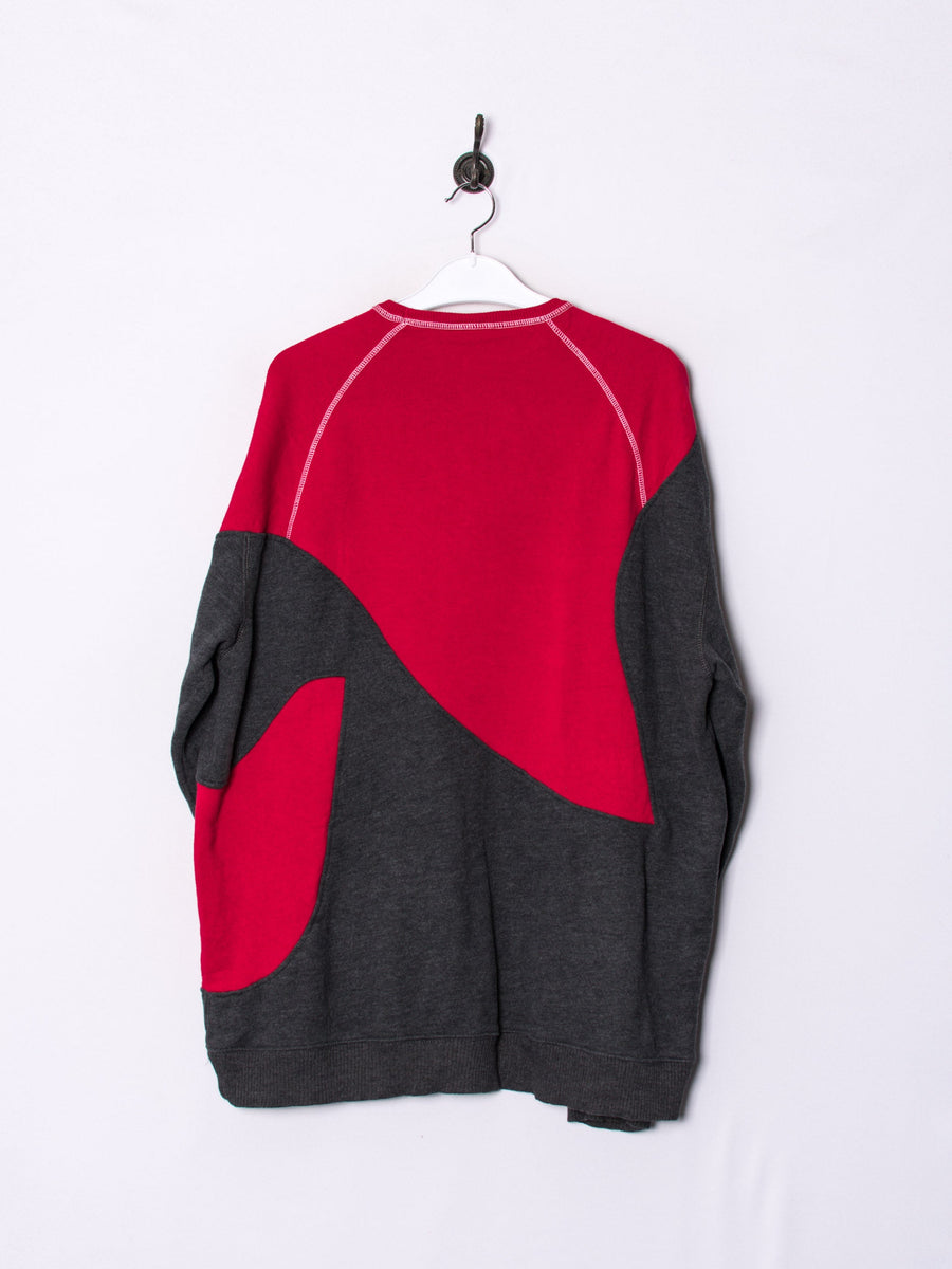 Reebok Grey & Red Rework Sweatshirt